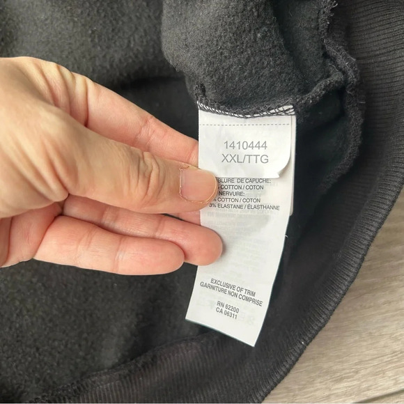 Puma  Black Drawstring Front Pocket Hoodie - Picture 6 of 13